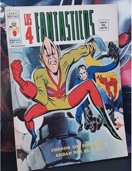 CASI EXCELENTE ESTADO LOS 4 FANTASTICOS 27 CUANDO LOS GIGANTES ANDAN VOL.2 VOL II GRAPA VERTICE
