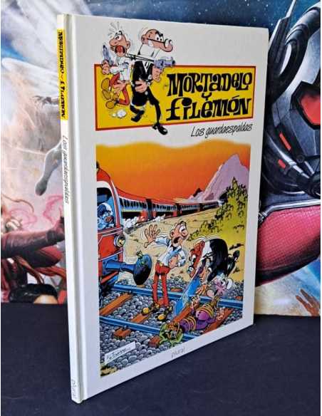 MUY BUEN ESTADO MORTADELO Y FILEMON LOS GUARDAESPALDAS EDICIONES B PLURAL
