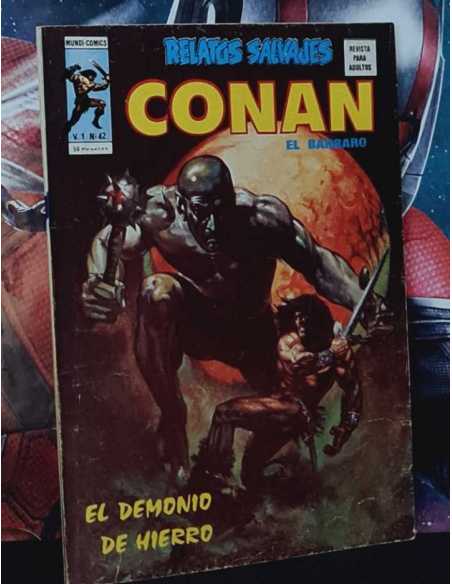 MUY BUEN ESTADO RELATOS SALVAJES 42 CONAN EL DEMONIO DE HIERRO GRAPA EDICIONES VERTICE