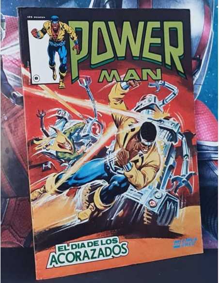 CASI EXCELENTE ESTADO POWERMAN 8 EL DÍA DE LOS ACORAZADOS POWER-MAN LÍNEA SURCO VÉRTICE