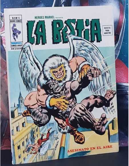 EXCELENTE ESTADO HÉROES MARVEL 15 VOL.2 VOL II LA BESTIA ASESINATO EN EL AIRE VERTICE
