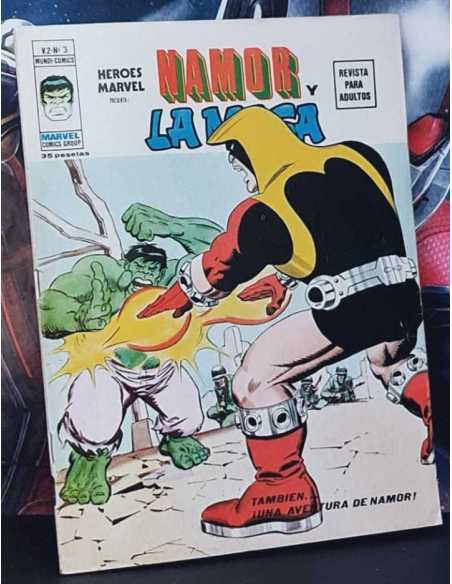 EXCELENTE ESTADO HÉROES MARVEL 3 VOL.2 VOL II NAMOR Y LA MASA TAMBIÉN UNA AVENTURA DE VERTICE