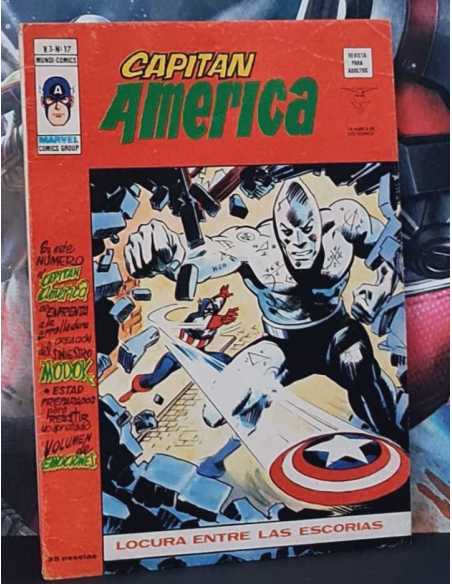 MUY BUEN ESTADO CAPITAN AMERICA 20 VOL.3 LOCURA ENTRE LAS ESCORIAS VOL III GRAPA EDICIONES VERTICE