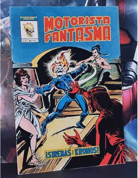 CASI EXCELENTE ESTADO MOTORISTA FANTASMA 3 SIRENAS DE KRONOS MUNDICOMICS GRAPA EDICIONES VERTICE