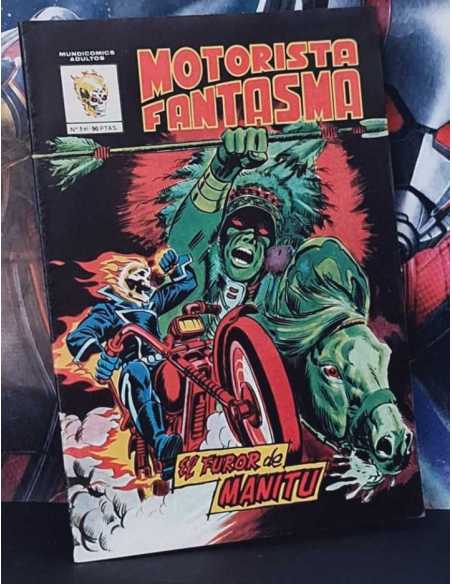 EXCELENTE ESTADO MOTORISTA FANTASMA 1 EL FUROR DE MANITU MUNDICOMICS GRAPA EDICIONES VERTICE
