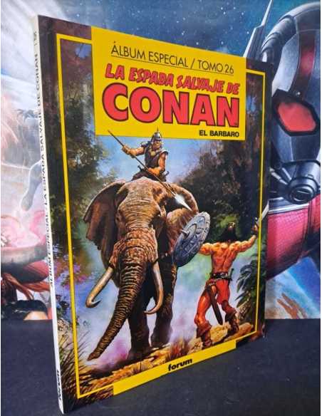 EXCELENTE ESTADO ALBUM ESPECIAL LA ESPADA SALVAJE DE CONAN 26 FORUM COMICS TAPA BLANDA