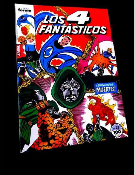 EXCELENTE ESTADO LOS 4 FANTASTICOS 28 FORUM COMICS GRAPA