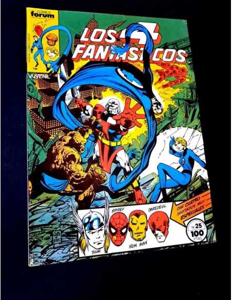 CASI EXCELENTE ESTADO LOS 4 FANTASTICOS 25 FORUM COMICS GRAPA