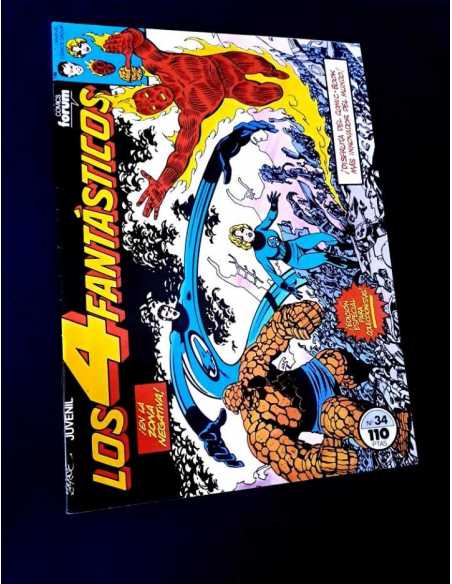 CASI EXCELENTE ESTADO LOS 4 FANTASTICOS 34 FORUM COMICS GRAPA