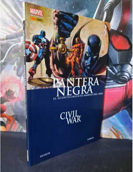 DE KIOSCO PANTERA NEGRA 3 CIVIL WAR PANINI COMICS TAPA BLANDA