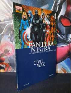 DE KIOSCO PANTERA NEGRA 4 CIVIL WAR PANINI COMICS TAPA...