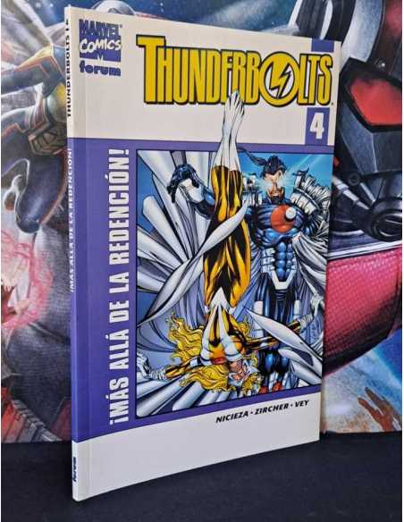 EXCELENTE ESTADO THUNDERBOLTS 4 MAS ALLA DE LA REDENCION FORUM COMICS GRAPA TAPA BLANDA