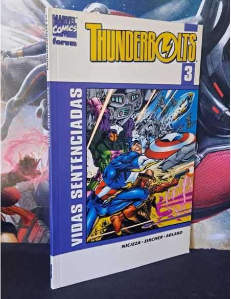 EXCELENTE ESTADO THUNDERBOLTS 3 VIDAS SENTENCIADAS FORUM COMICS GRAPA TAPA BLANDA