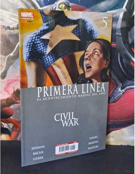 EXCELENTE ESTADO PRIMERA LINEA 5 PANINI COMICS TAPA BLANDA