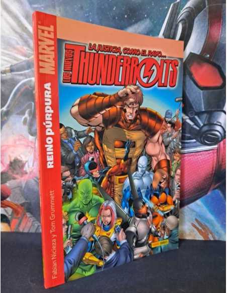 EXCELENTE ESTADO LOS NUEVOS THUNDERBOLTS 2 REINO PURPURA PANINI COMICS TAPA BLANDA