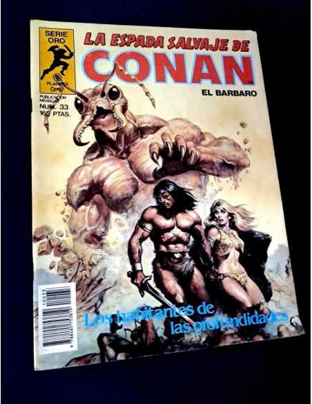 MUY BUEN ESTADO LA ESPADA SALVAJE DE CONAN 33 SERIE ORO PLANETA COMICS GRAPA