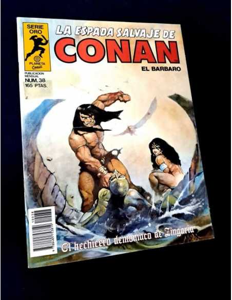 MUY BUEN ESTADO LA ESPADA SALVAJE DE CONAN 38 SERIE ORO PLANETA COMICS GRAPA