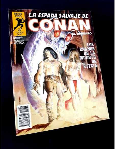 MUY BUEN ESTADO LA ESPADA SALVAJE DE CONAN 37 SERIE ORO PLANETA COMICS GRAPA