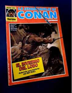 MUY BUEN ESTADO LA ESPADA SALVAJE DE CONAN 71 SERIE ORO...