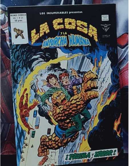 EXCELENTE ESTADO LOS INSUPERABLES 31 PRUEBA Y ERROR GRAPA EDICIONES VERTICE