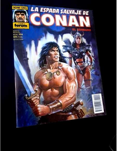 EXCELENTE ESTADO SERIE ORO LA ESPADA SALVAJE DE CONAN 154 FORUM COMICS GRAPA