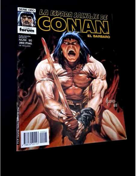 EXCELENTE ESTADO SERIE ORO LA ESPADA SALVAJE DE CONAN 95 FORUM COMICS GRAPA