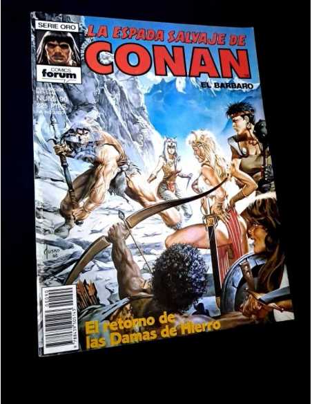 EXCELENTE ESTADO SERIE ORO LA ESPADA SALVAJE DE CONAN 90 FORUM COMICS GRAPA