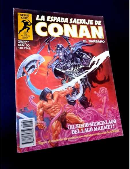 MUY BUEN ESTADO SERIE ORO LA ESPADA SALVAJE DE CONAN 30 FORUM COMICS GRAPA