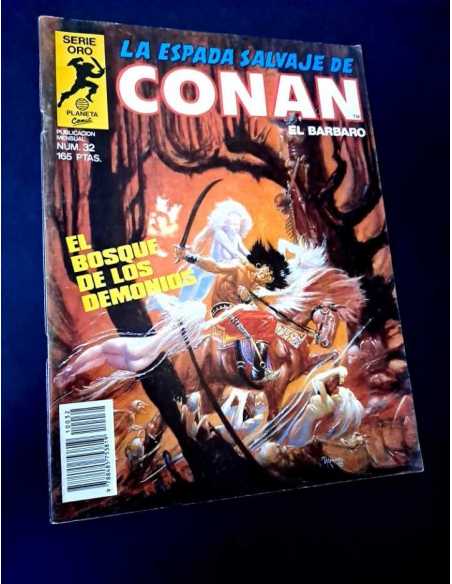 MUY BUEN ESTADO SERIE ORO LA ESPADA SALVAJE DE CONAN 32 FORUM COMICS GRAPA