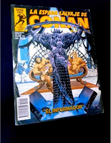 MUY BUEN ESTADO SERIE ORO LA ESPADA SALVAJE DE CONAN 41 FORUM COMICS GRAPA