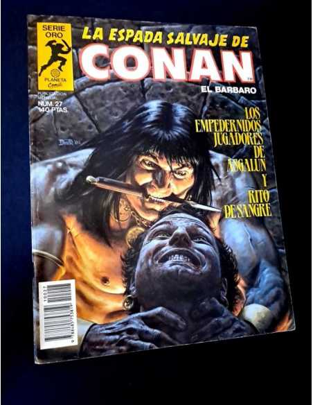 MUY BUEN ESTADO SERIE ORO LA ESPADA SALVAJE DE CONAN 27 FORUM COMICS GRAPA