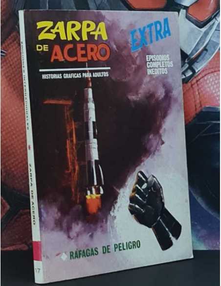 EXCELENTE ESTADO ZARPA DE ACERO 17 RÁFAGAS DE PELIGRO TACO EDICIONES VERTICE