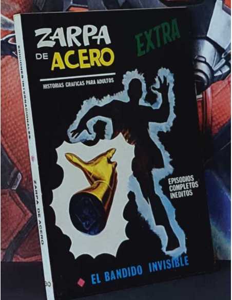 CASI EXCELENTE ESTADO ZARPA DE ACERO 30 EL BANDIDO INVISIBLE TACO EDICIONES VERTICE