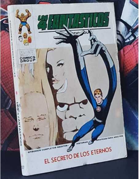 BUEN ESTADO LOS 4 FANTASTICOS 57 EL SECRETO DE LOS ETERNOS TACO EDICIONES VERTICE