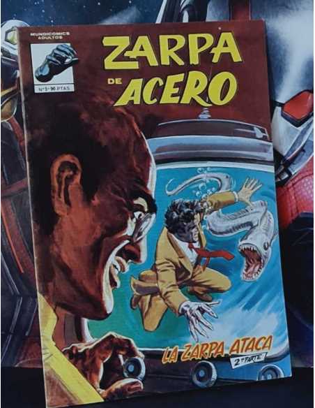 EXCELENTE ESTADO ZARPA DE ACERO 5 LA ZARPA ATACA MUNDICOMICS GRAPA VERTICE