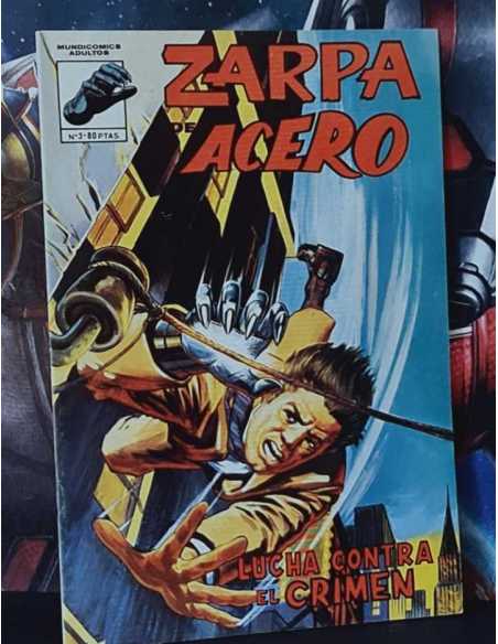 EXCELENTE ESTADO ZARPA DE ACERO 3 LUCHA CONTRA EL CRIMEN MUNDICOMICS GRAPA VERTICE