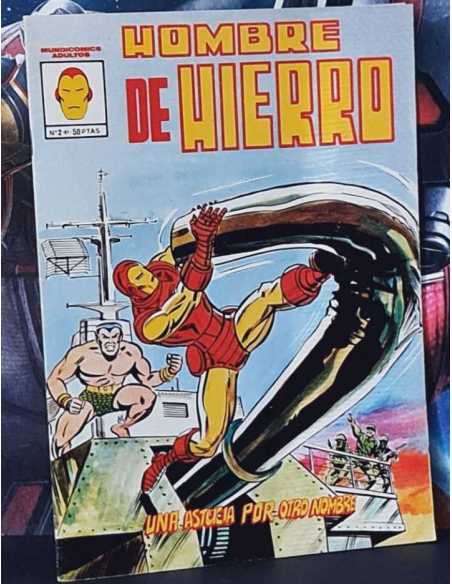 EXCELENTE ESTADO HOMBRE DE HIERRO 2 UNA ASTUCIA POR OTRO NOMBRE MUNDICOMICS GRAPA VERTICE