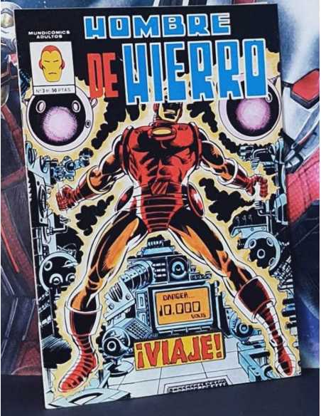 EXCELENTE ESTADO HOMBRE DE HIERRO 3 VIAJE MUNDICOMICS GRAPA VERTICE