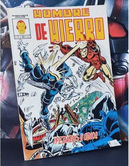 MUY BUEN ESTADO HOMBRE DE HIERRO 5 PEDAZOS DE ODIO MUNDICOMICS GRAPA VERTICE
