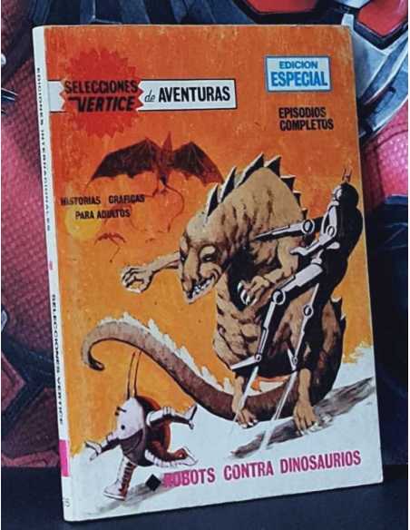 MUY BUEN ESTADO SELECCIONES VÉRTICE 26 ROBOTS CONTRA DINOSAURIOS TACO EDICIONES VERTICE