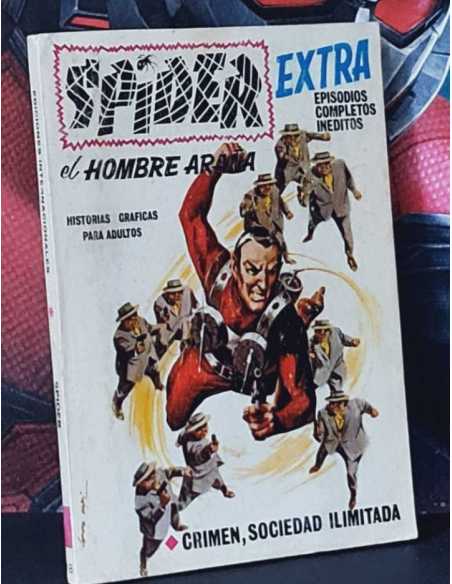 MUY BUEN ESTADO SPIDER 18 CRIMEN SOCIEDAD ILIMITADA TACO EDICIONES VERTICE