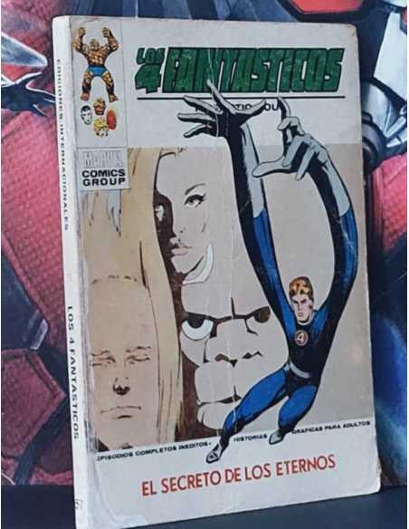 LOS 4 FANTASTICOS 57 EL SECRETO DE LOS ETERNOS NORMAL ESTADO TACO VERTICE