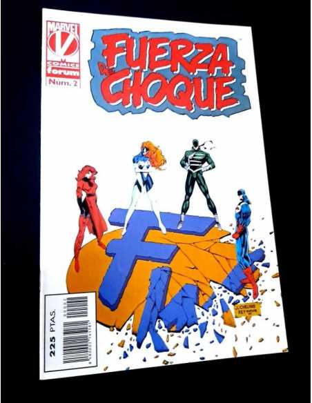 EXCELENTE ESTADO FUERZA DE CHOQUE 2 FORUM COMICS GRAPA