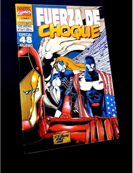 MUY BUEN ESTADO FUERZA DE CHOQUE 1 FORUM COMICS GRAPA