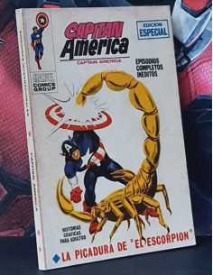 BUEN ESTADO CAPITAN AMERICA 9 LA PICADURA DEL ESCORPIÓN...