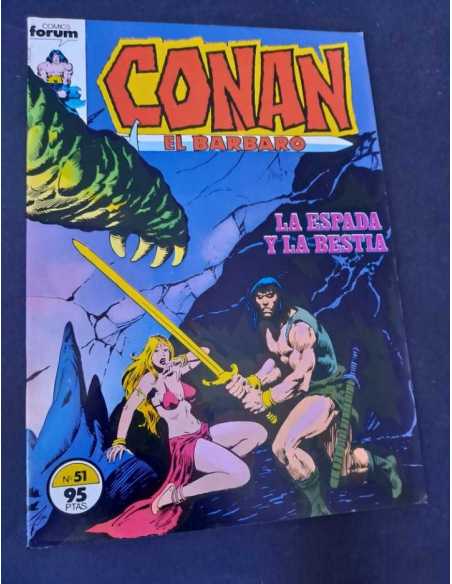 EXCELENTE ESTADO CONAN EL BARBARO 51 FORUM COMICS GRAPA