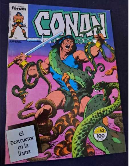 EXCELENTE ESTADO CONAN EL BARBARO 63 FORUM COMICS GRAPA