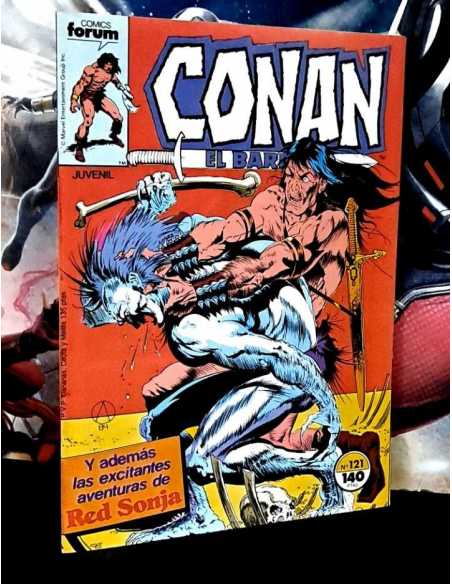 CASI EXCELENTE ESTADO CONAN EL BARBARO 121 FORUM COMICS GRAPA