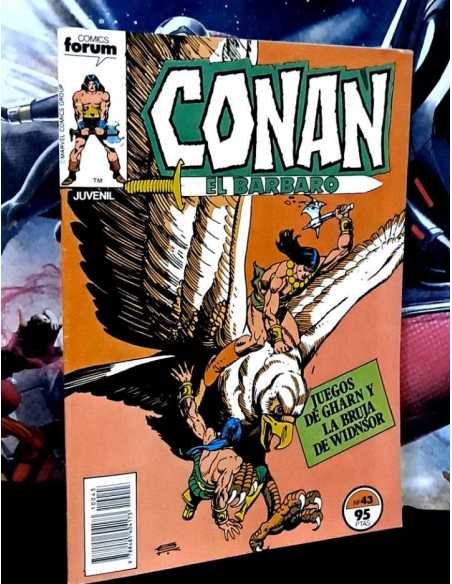 CASI EXCELENTE ESTADO CONAN EL BARBARO 43 FORUM COMICS GRAPA