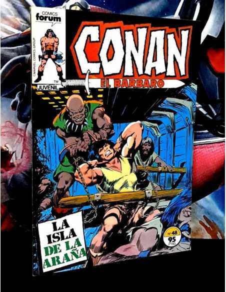 CASI EXCELENTE ESTADO CONAN EL BARBARO 48 FORUM COMICS GRAPA